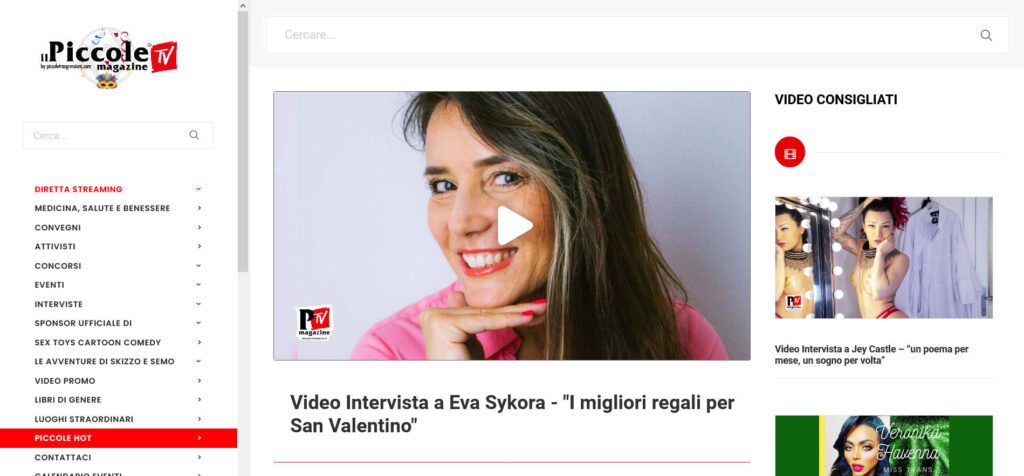 Video Intervista a Eva Sykora - "I migliori regali per San Valentino"